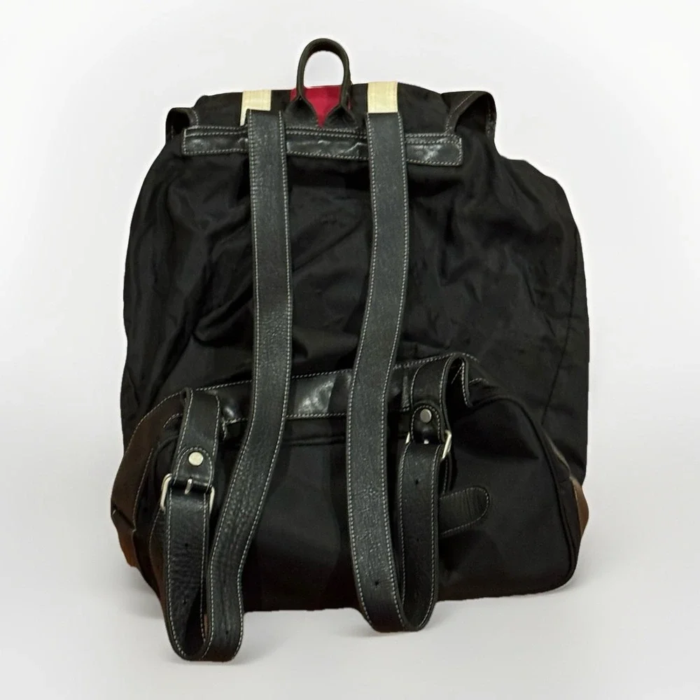 Vintage Tommy Hilfiger Racing Backpack Motorcycle Bag Harley F1 RRL Rare